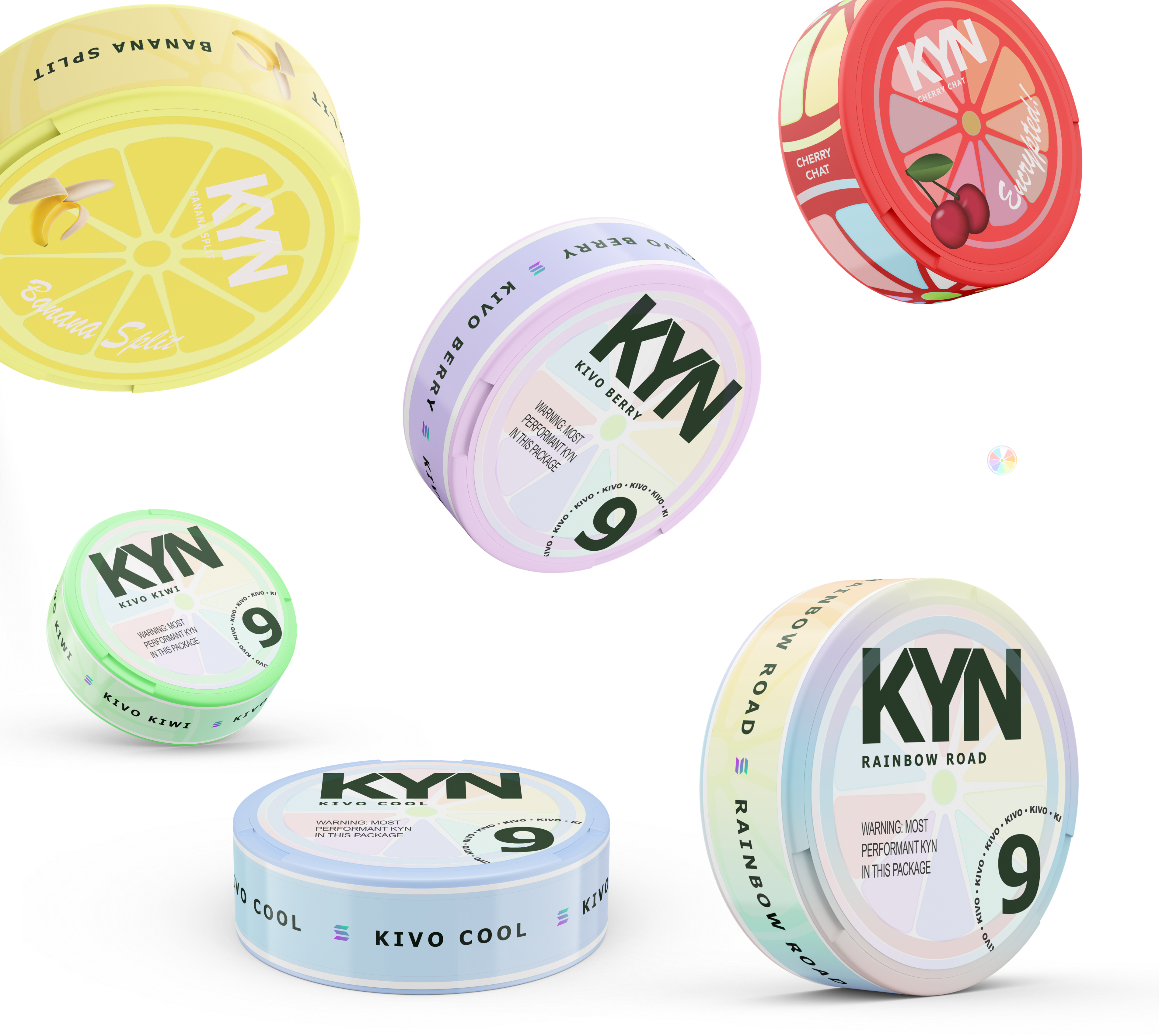 KYN packaging and collectible presentation studies